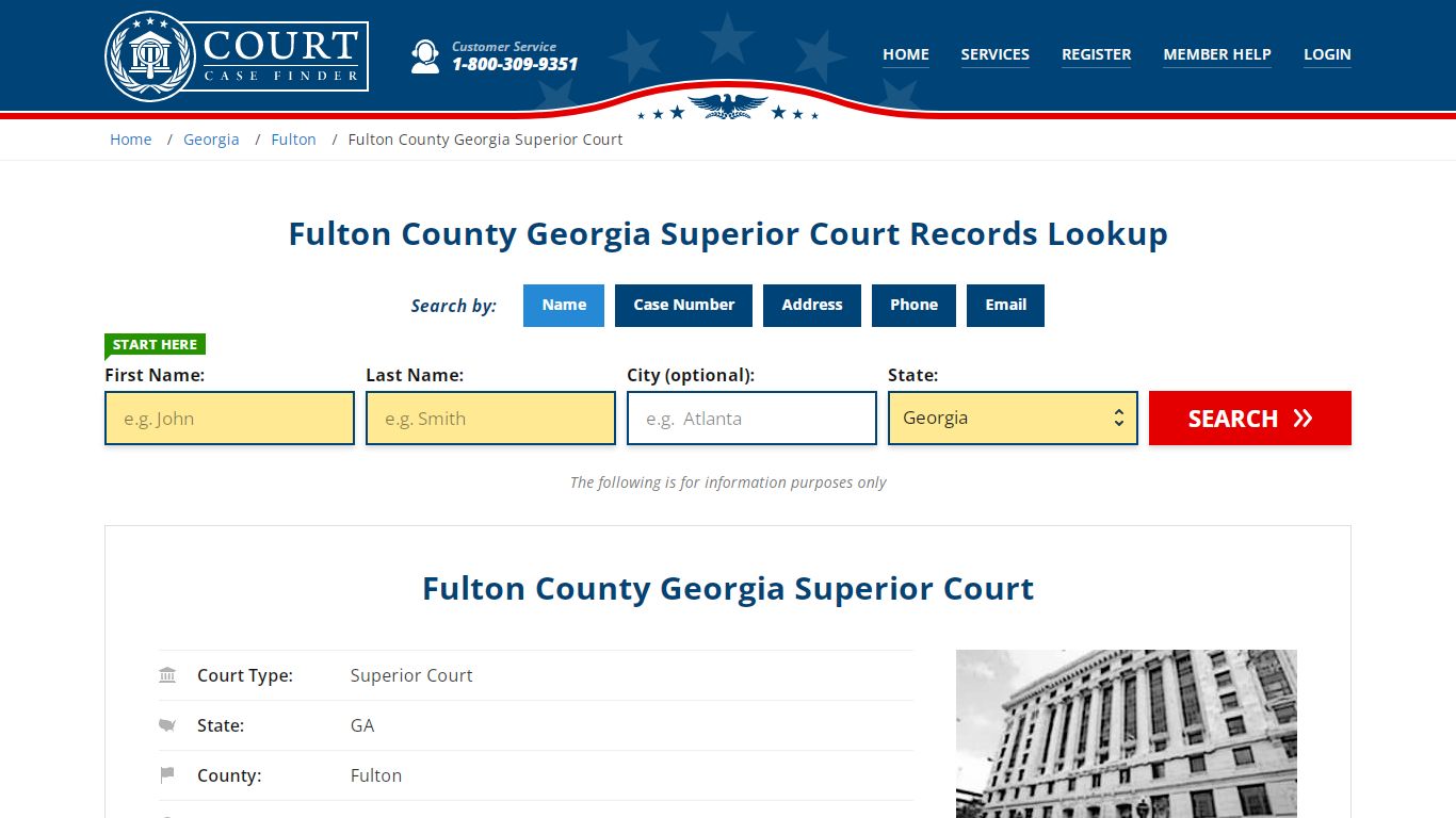 Fulton County Georgia Superior Court Records Lookup